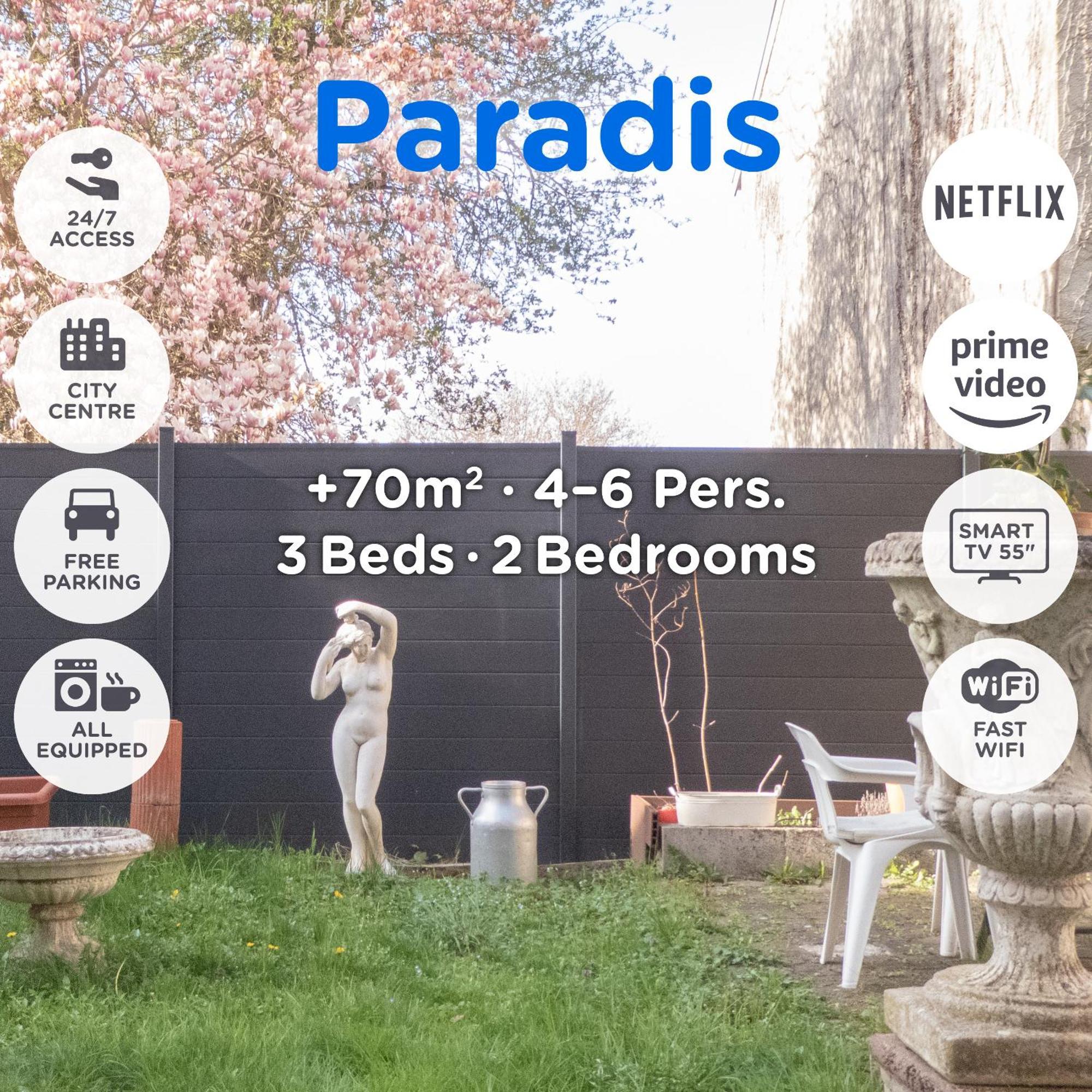 L'Amour De La Paix - Centre-Ville - Jardin - Proche Gare - Tv65"Primevideo - Ambiance Tres Chaleureuse - Parking Gratuit Sous-Video Surveillance Proche - Gere Par Presta-Zen'Services Verdun-sur-Meuse Luaran gambar