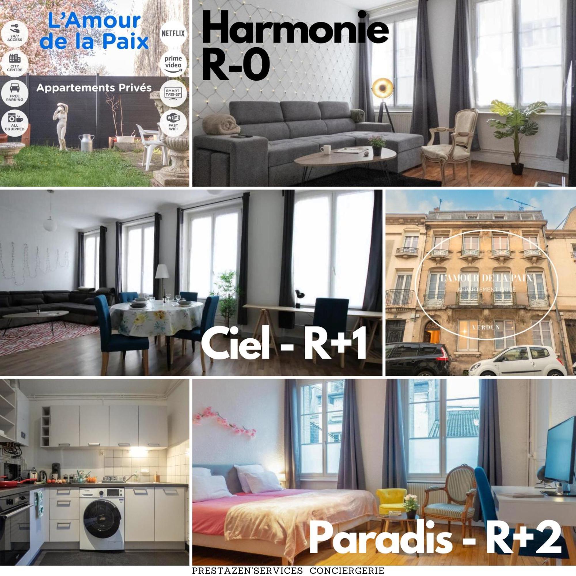 L'Amour De La Paix - Centre-Ville - Jardin - Proche Gare - Tv65"Primevideo - Ambiance Tres Chaleureuse - Parking Gratuit Sous-Video Surveillance Proche - Gere Par Presta-Zen'Services Verdun-sur-Meuse Luaran gambar